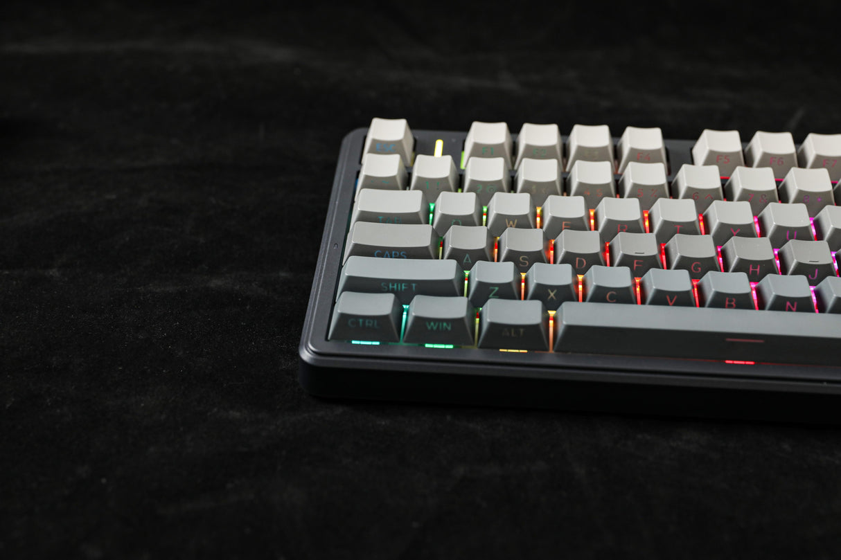 AULA F99Pro 96% Gasket-Mounted Triple-Mode Mechanical Keyboard with Knob, Nimbus switch V3 - Gradient Grey