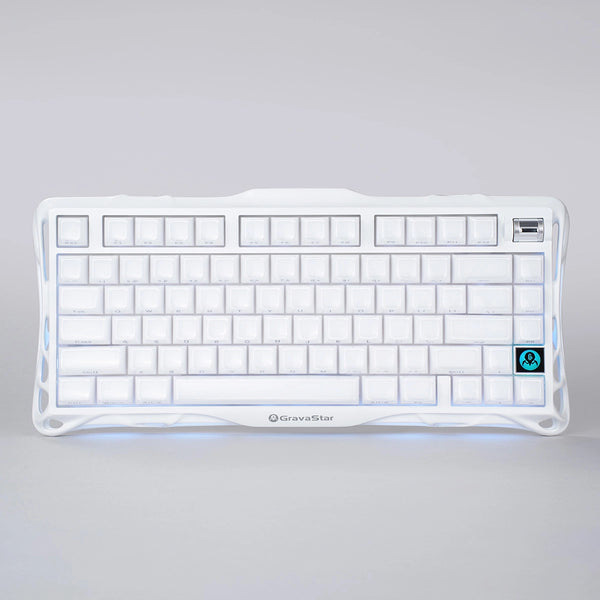 GravaStar Mercury K1 75% Wireless Mechanical Gaming Keyboard Special Edition - White