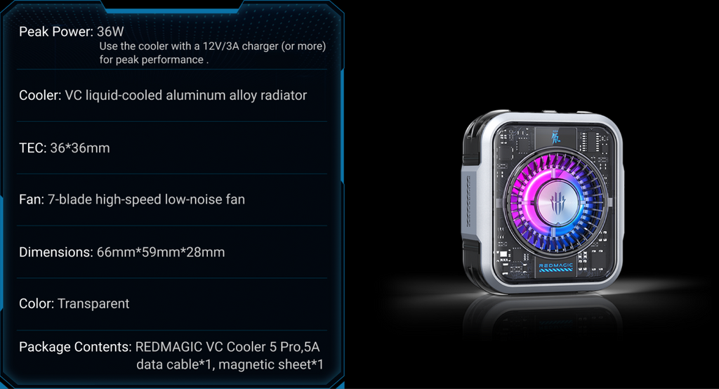 REDMAGIC VC Cooler 5 Pro (Magnetic)