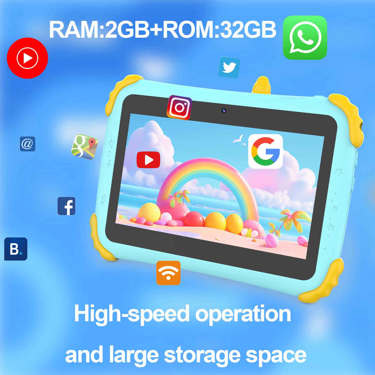 Kidiby K36 Kids Digital Tablet - Purple