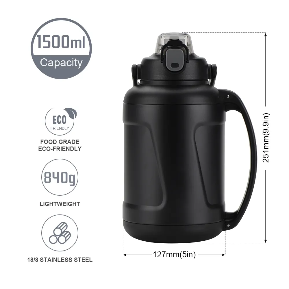 DKADI KD7067 Vacumm Bottle 1500ML (1.5 Liters)