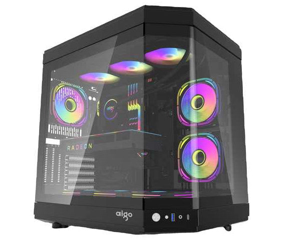 Gaming PC Bundle Intel Core i7-12700F, RTX 5060 Ti (VRAM 8GB), 16GB RAM DDR5 6000 with 27" 2K Monitor & 4-in-1 Gaming Kit