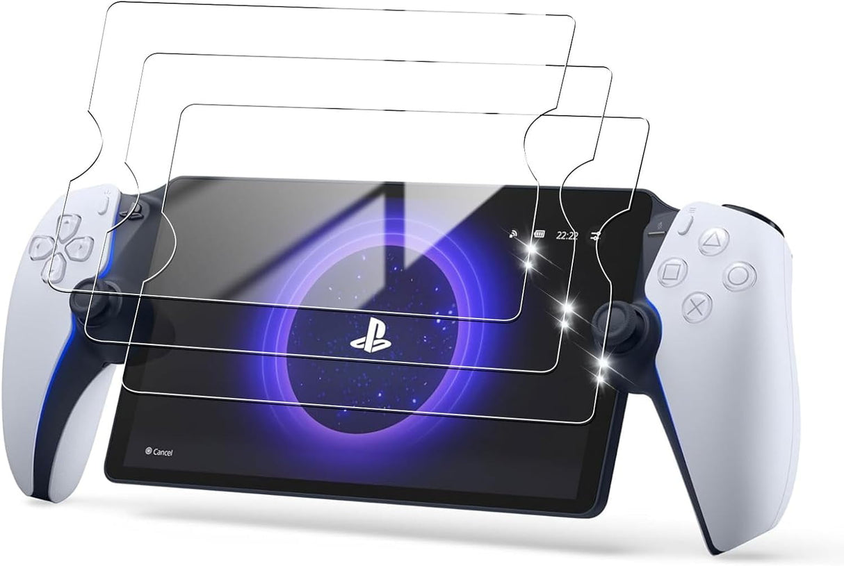 Dobe TP5-3576 Anti-Scratch HD Transparent Glass Film For PS5 Portal Screen