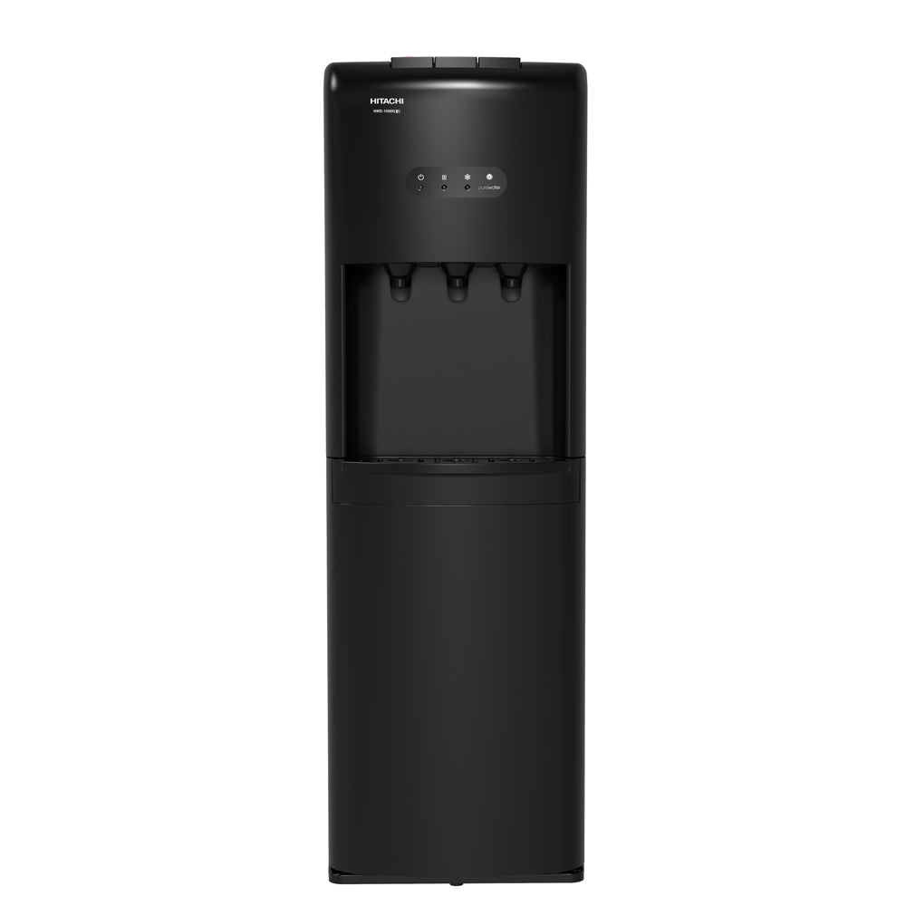 Hitachi Top Loading 3 Taps Water Dispenser with Cabinet, HWD-15000(B) - Black