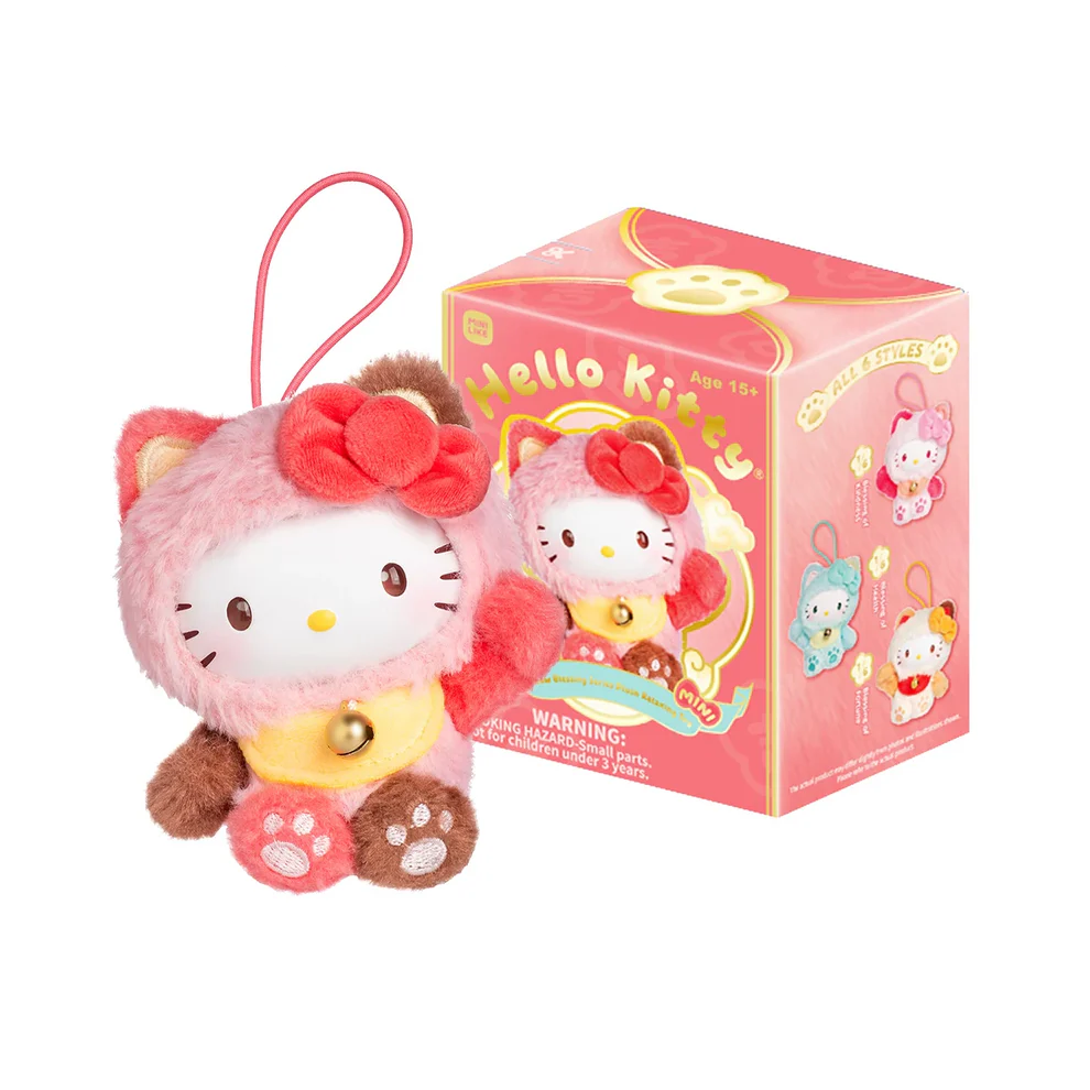 Hello Kitty Style Meow Blessing Series Plush Relaxing Toy Mi (Blind Box) - 25MR-018