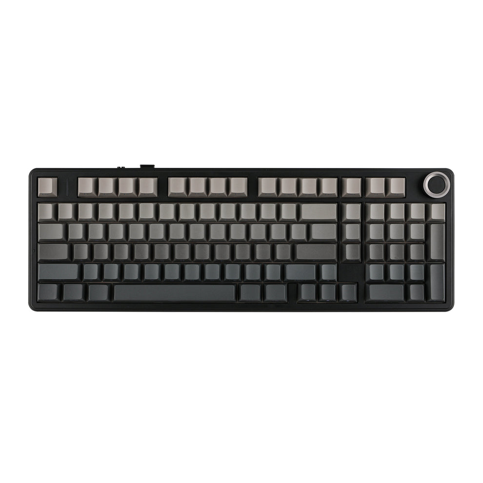 AULA F99Pro 96% Gasket-Mounted Triple-Mode Mechanical Keyboard with Knob, Nimbus switch V3 - Gradient Grey