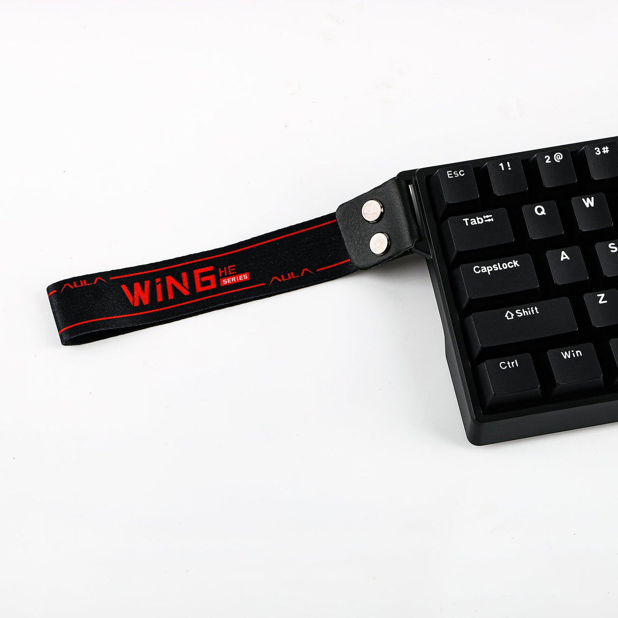 Aula WIN68HE 68-Key 65% Wired Gasket-mounted Gaming Keyboard Greywood Magnetic Switch - Black