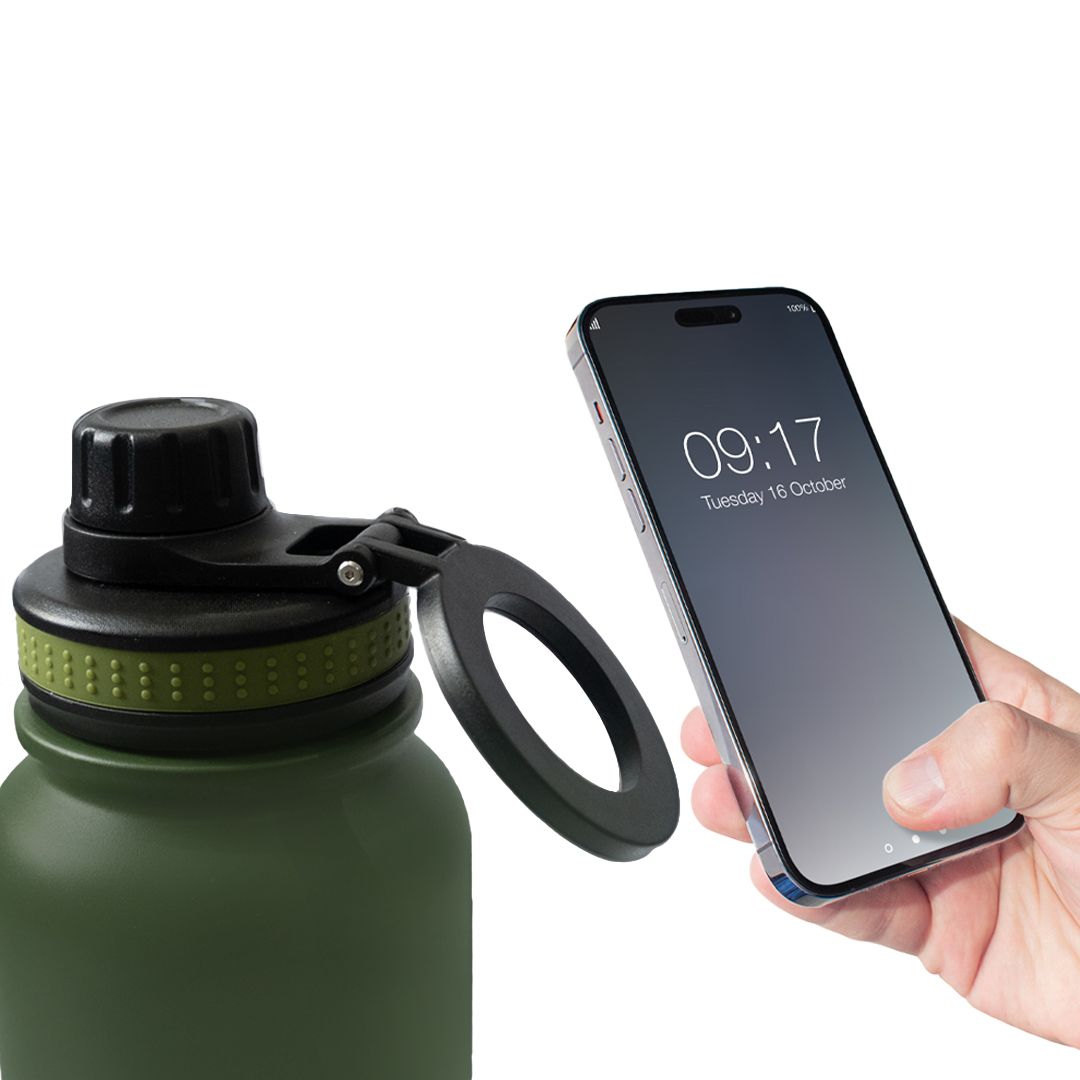 EMJOI Stainless Steel Sport Bottle With MagSafe 1100ML - Green