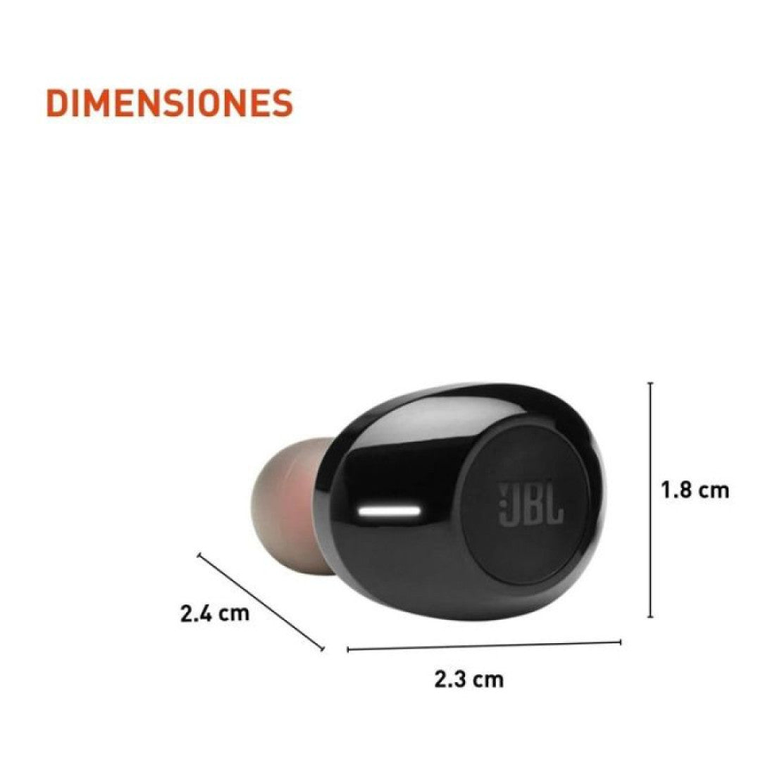 JBL BLUETOOTH TRUE WIRELESS EARPHONE T120TWS - BLACK
