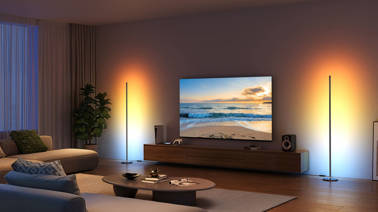 Govee RGBICW Smart Corner Floor Lamp (Matter) - H8076