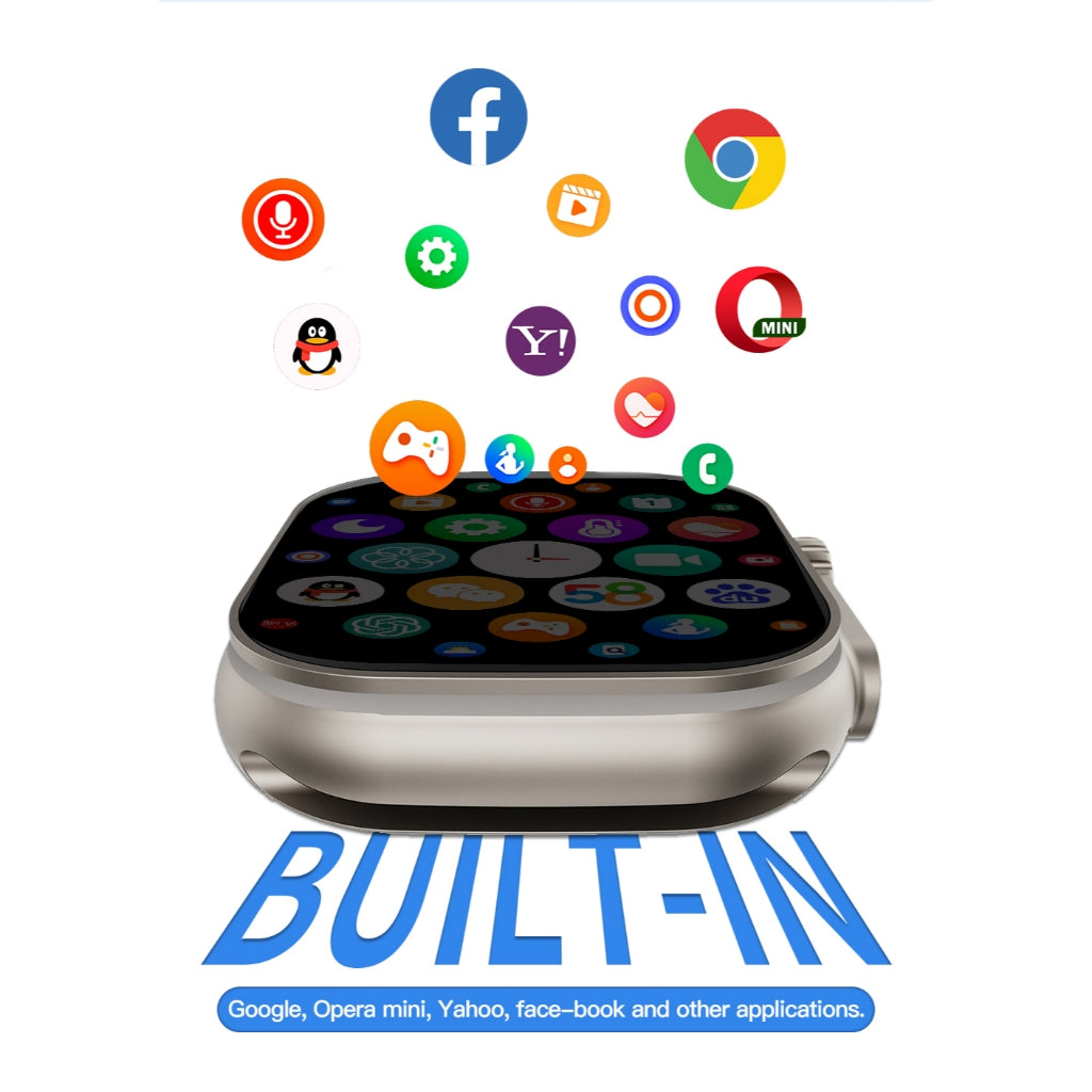 Smart 4G SIM Card Android Smartwatch with Camera & Fitness Tracker