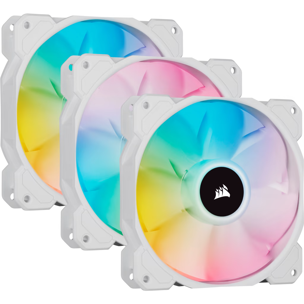 Corsair iCUE SP120 RGB Elite Performance 120mm PWM Fan - White