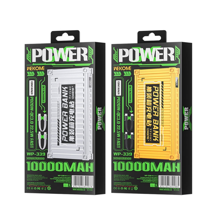 Wekome WP-339 10000mAh Container Series 22.5W Super Fast Charging Power Bank with Cable