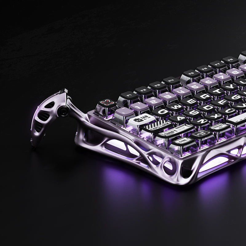 GravaStar Mercury V75 Pro 75% Hall Effect Magnetic Switch Gaming - Iron Purple