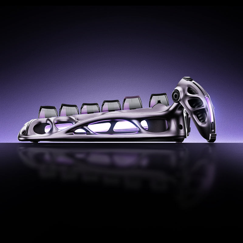 GravaStar Mercury V75 Pro 75% Hall Effect Magnetic Switch Gaming - Iron Purple