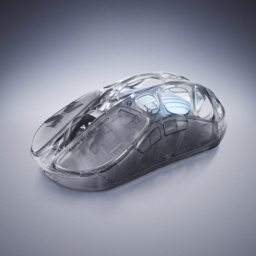 GravaStar Mercury X Air Wireless Gaming Mouse With 8K Dongle - Onyx Crystal