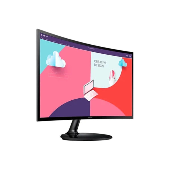Samsung 24" Curved VA, FHD, 75Hz Led Monitor with HDMI,VGA - LS24C360EAMXUE