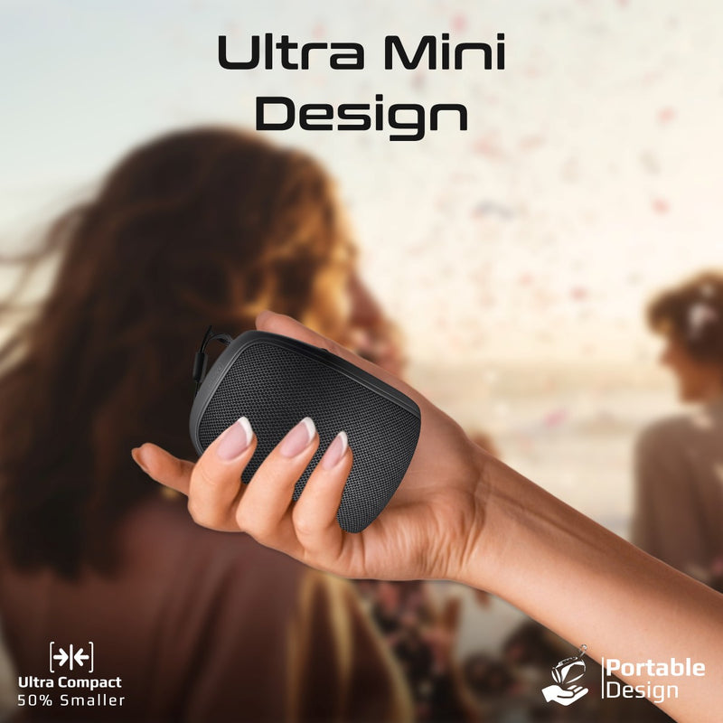 Promate High Definition 5W Mini Bluetooth Speaker • 24 Hour Playback time • Bluetooth v5.3