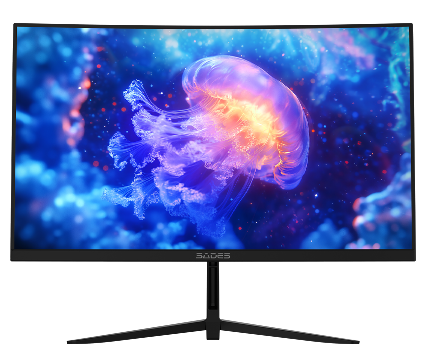 Setup Bundle:Pc Core i5-12400F,RTX 5060,16GB Sades Monitor 24",FHD,200Hz,0.5ms,HDMI 2.1,VA, Gaming Table 120*60*75cm with RGB Light with Gamax Gaming Chair Model 1-LT001L (Black)