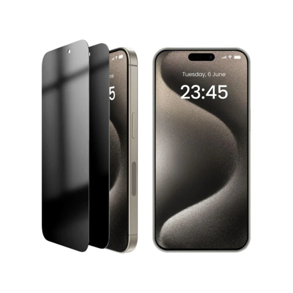 UGREEN Privacy Screen Protector with Installation Frame for iPhone 15 Pro (1-Pack) SP409 SP409-25622