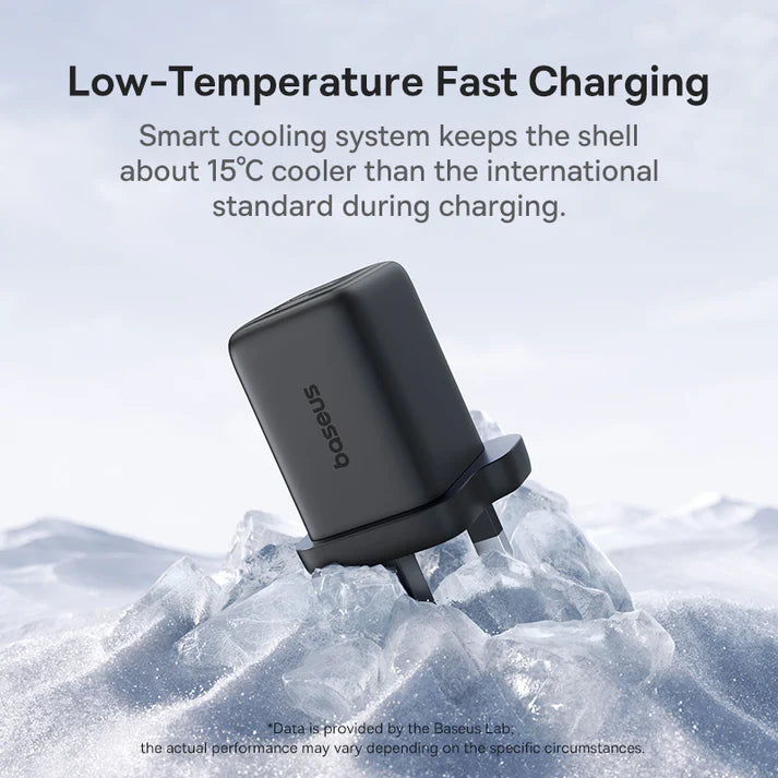 Baseus EnerFill FN11 Fast Charger 2U+C 30W - Cosmic Black