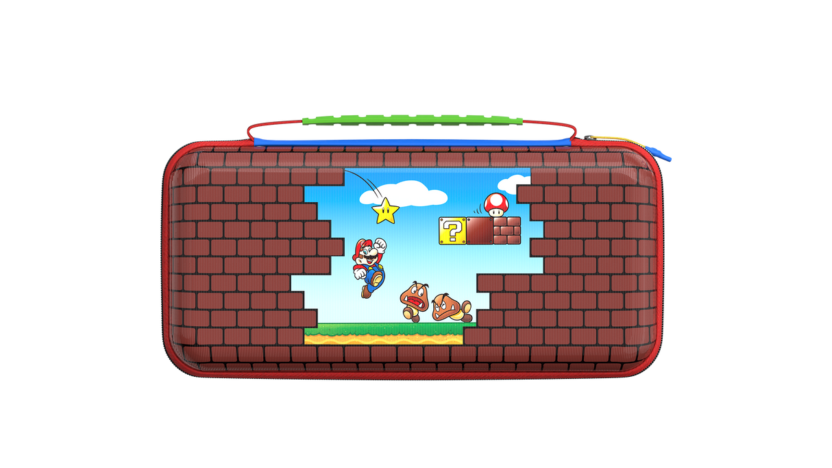 Turtle Beach PlayTrek Travel Case For Nintendo Switch 2 - Mario Bricks Design