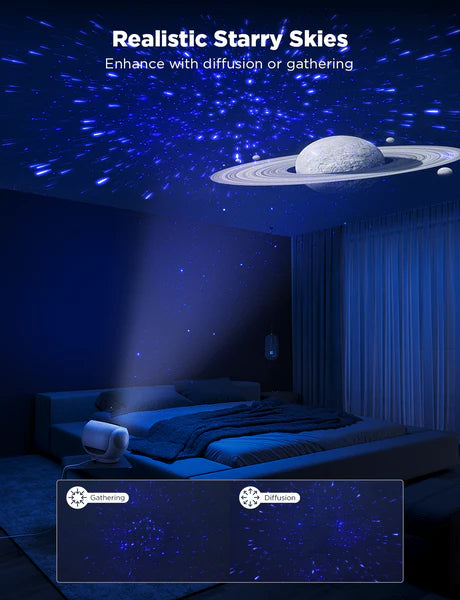 جوفي جهاز عرض Galaxy Star للغرفة المزود بأقراص أفلام بصرية قابلة للاستبدال - H6092