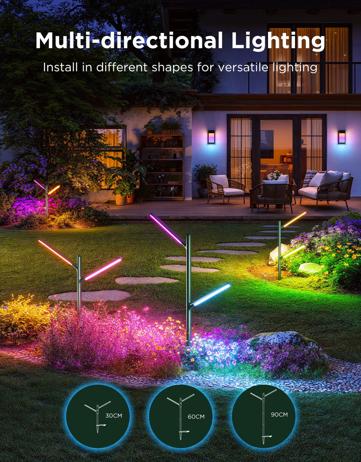 Govee RGBICWW Garden Lights - H7086