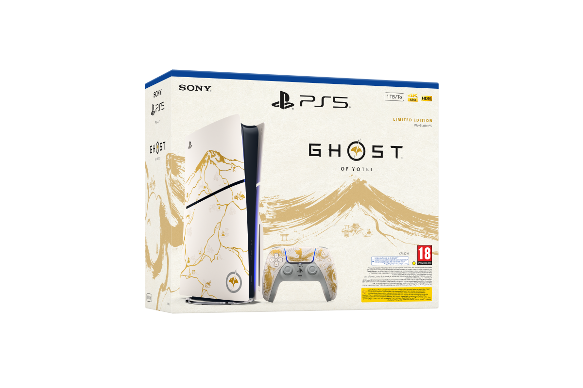 PlayStation 5 Slim Console Disk Ghost Of Yotei Limited Edition Bundle