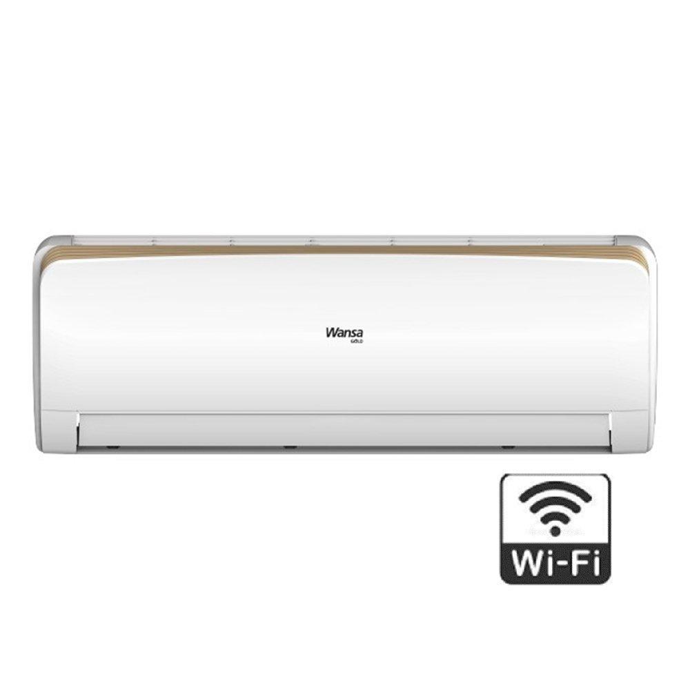 Wansa Gold Split AC, 24000 BTU, 2.5 Ton Wi-Fi Connection, WSUC30CAXGS-25 - White