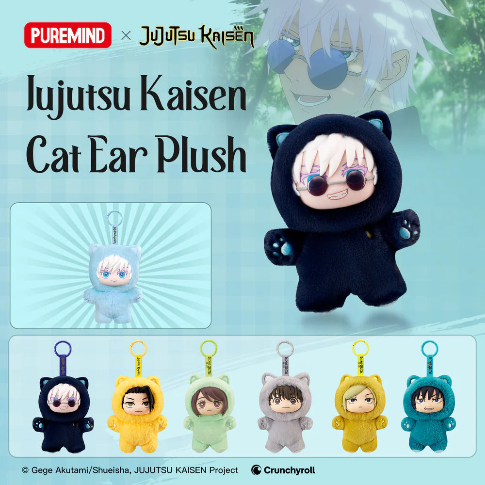 Jujutsu Kaisen Cat Ear Plush 6 designs (Blind Box) - P-2726