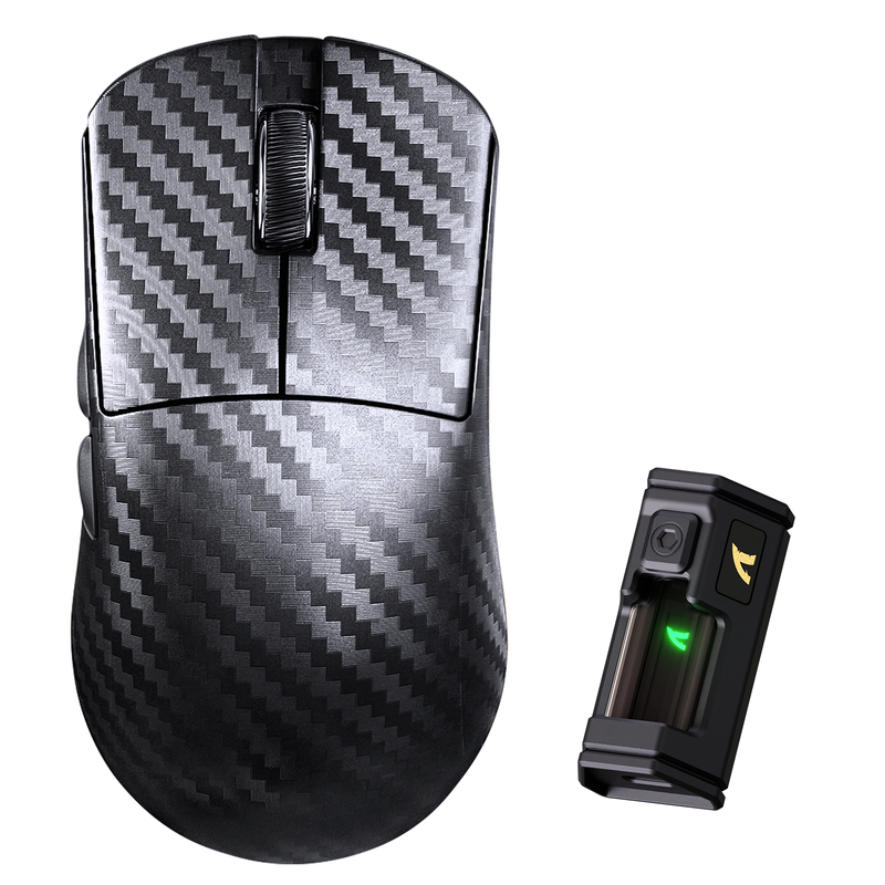 ATTACK SHARK R11 Ultra Carbon Fiber Wireless 8K Gaming Mouse (PAW3950MAX) up to 42000 DPI - Weave Black