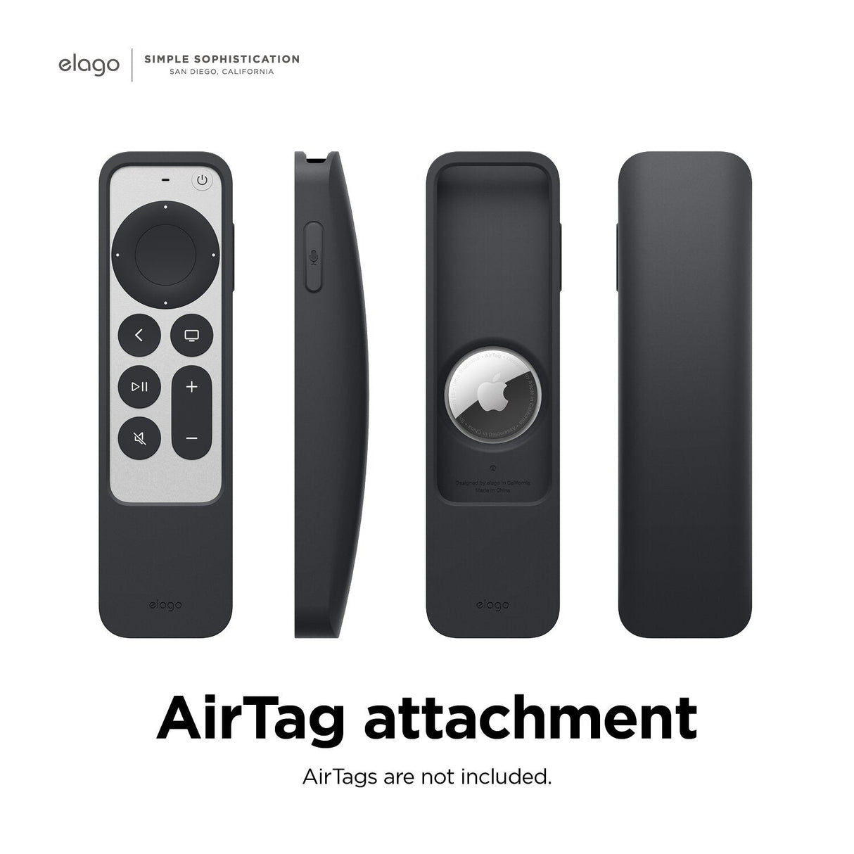 Elago Apple TV Siri Remote R5 (2021-present) Case (AirTag Compatible)