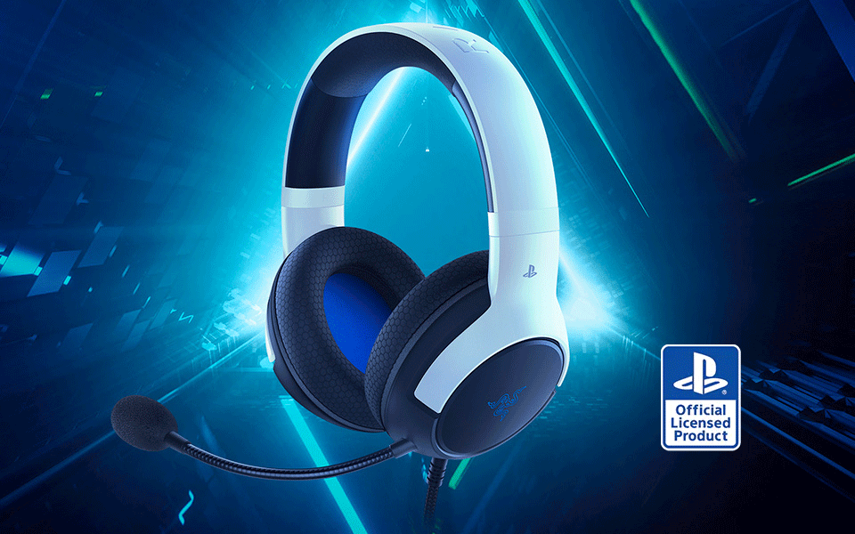 RAZER KAIRA X Wired Gaming Headset for PlayStation 5, PC, Mac - White