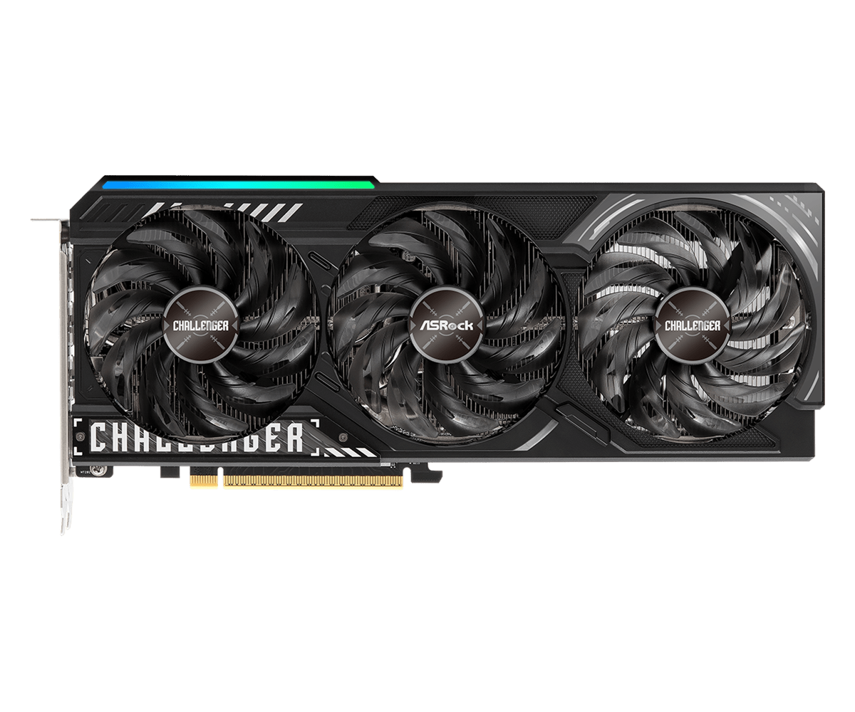 AsRock AMD Radeon RX 9070 XT Challenger 16GB Gaming Graphics Card - Black