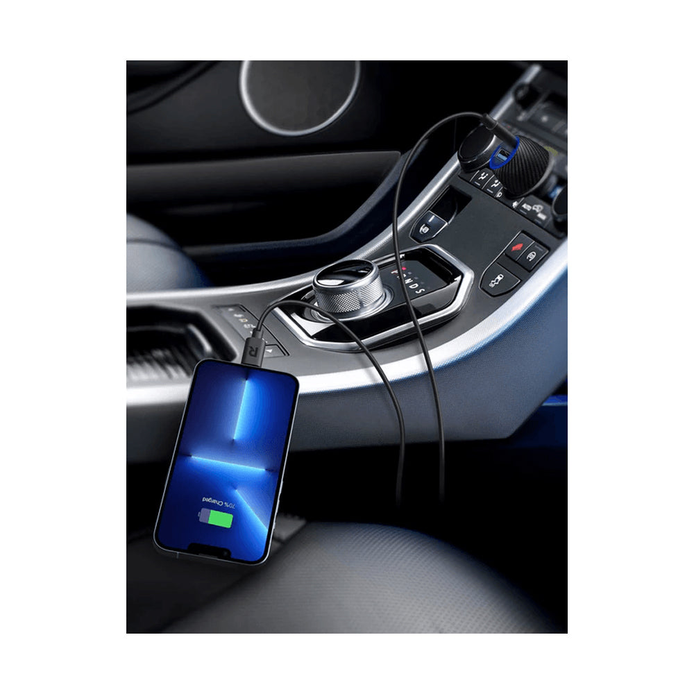 Ravpower RP-VC031 Total 49W Car Chargerr + 1m Combo Black