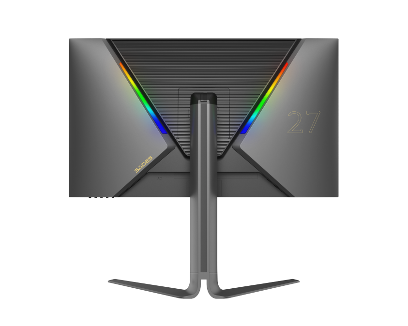 Sades Reef Manta-27 Pro SA-F02U27 27" Dual Mode(UHD 4K 160HZ OR FHD 320 HZ), 0.3ms Response Time, HDMI 2.1, Fast IPS Panel Flat Gaming Monitor - Gray