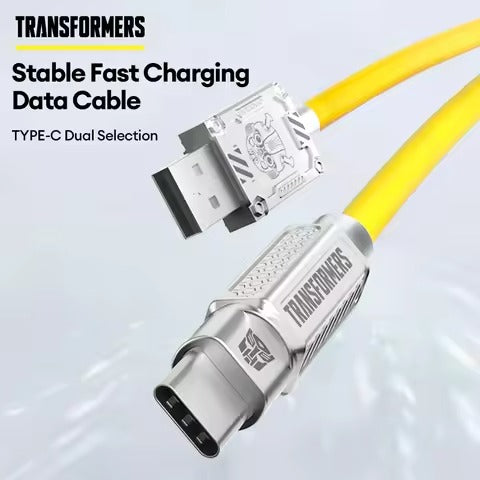 Transformers TF-A03 Bumblebee three-in-one fast charging data cable Yellow