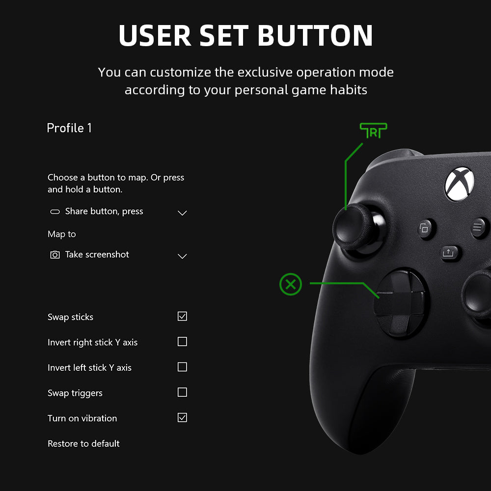 Xbox Core Controller series S|X - Carbon Black