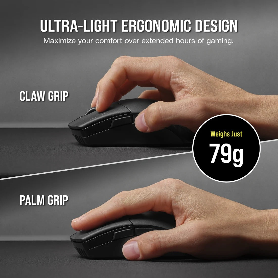 CORSAIR SABRE RGB PRO WIRELESS CHAMPION SERIES Lightweight FPS/MOBA Gaming Mouse