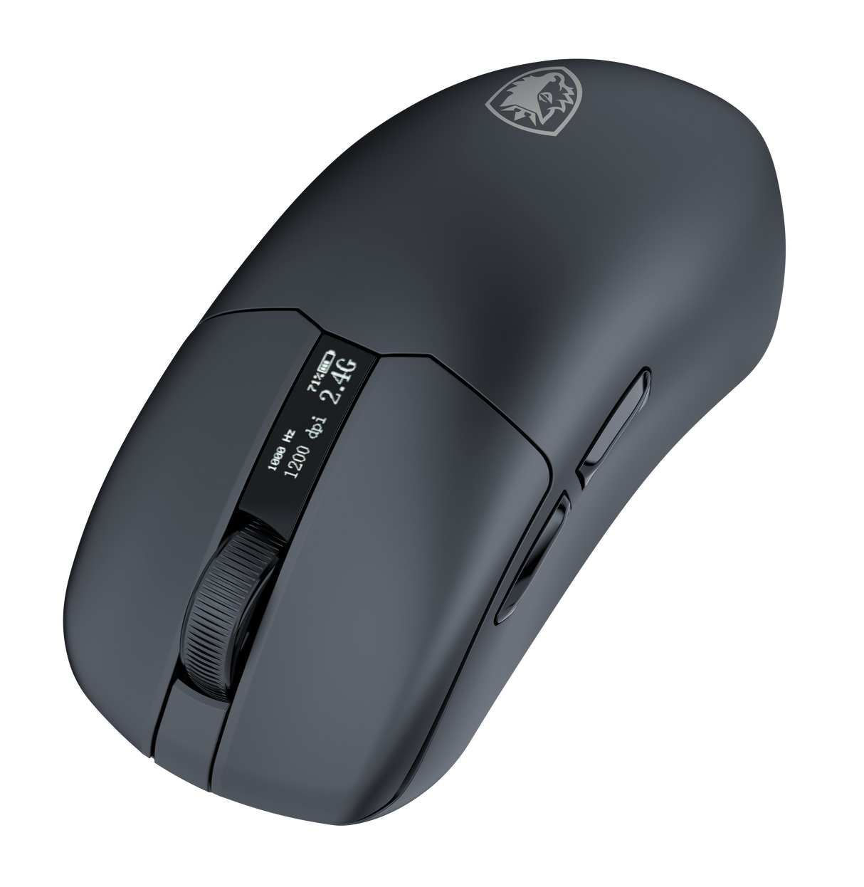 Sades Striker S2B 26,000 DPI Wireless Gaming Mouse with RGB Magnetic Charger and Oled Panel - Black