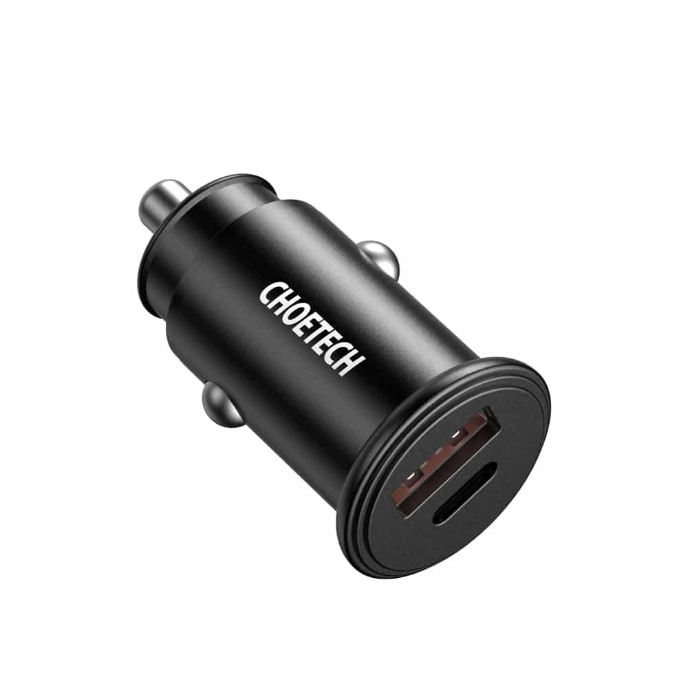 Choetech Fast Car Charger Adapter PD 30W TC0006-V2-BK