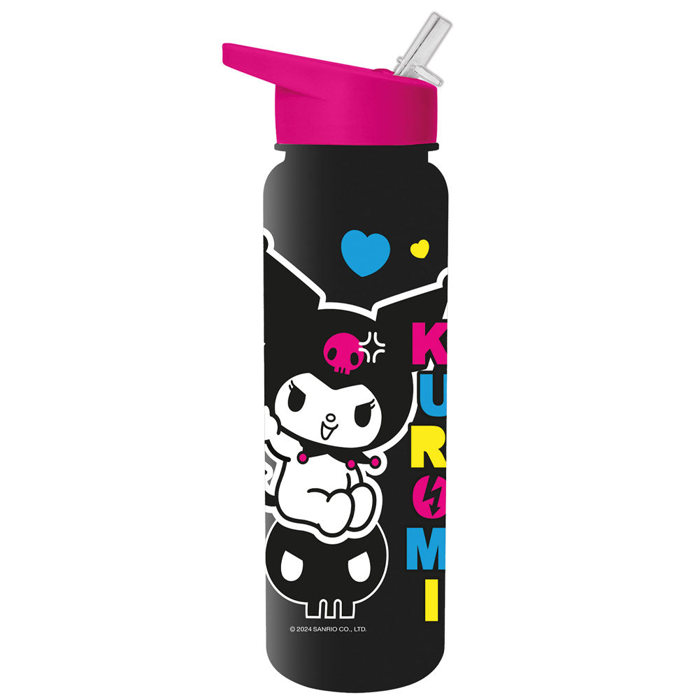 KUROMI (PUNK VIBES) PLASTIC DRINKS BOTTLE