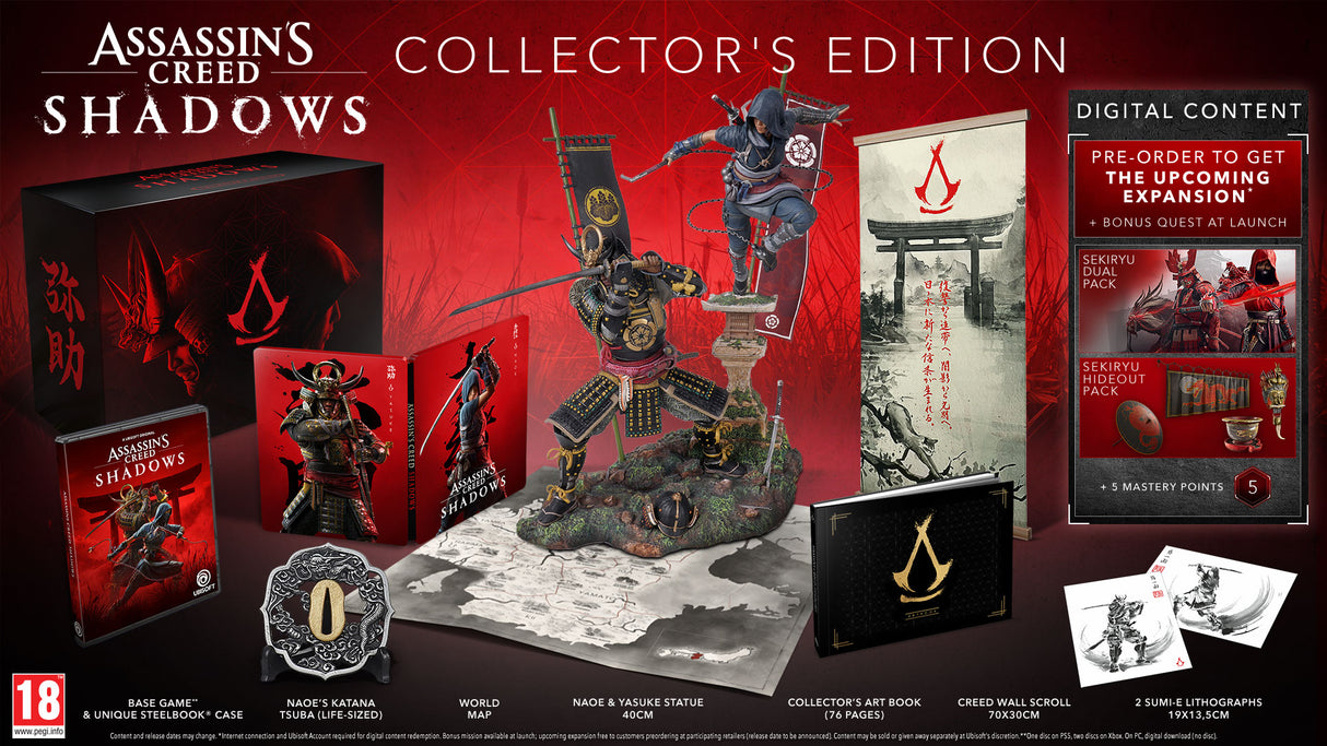 ASSASSINS CREED SHADOWS COLLECTOR’S EDITION (PS5) R2
