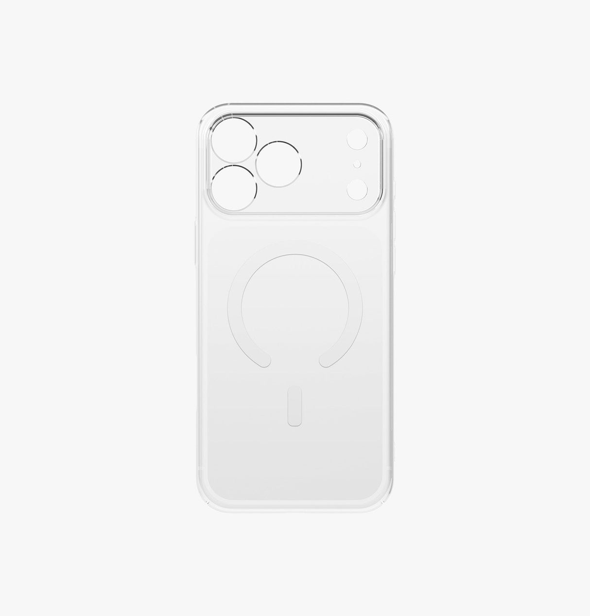 Uniq Airsuit MagSafe Case for iPhone 17 Pro Max - Glossy Clear/White