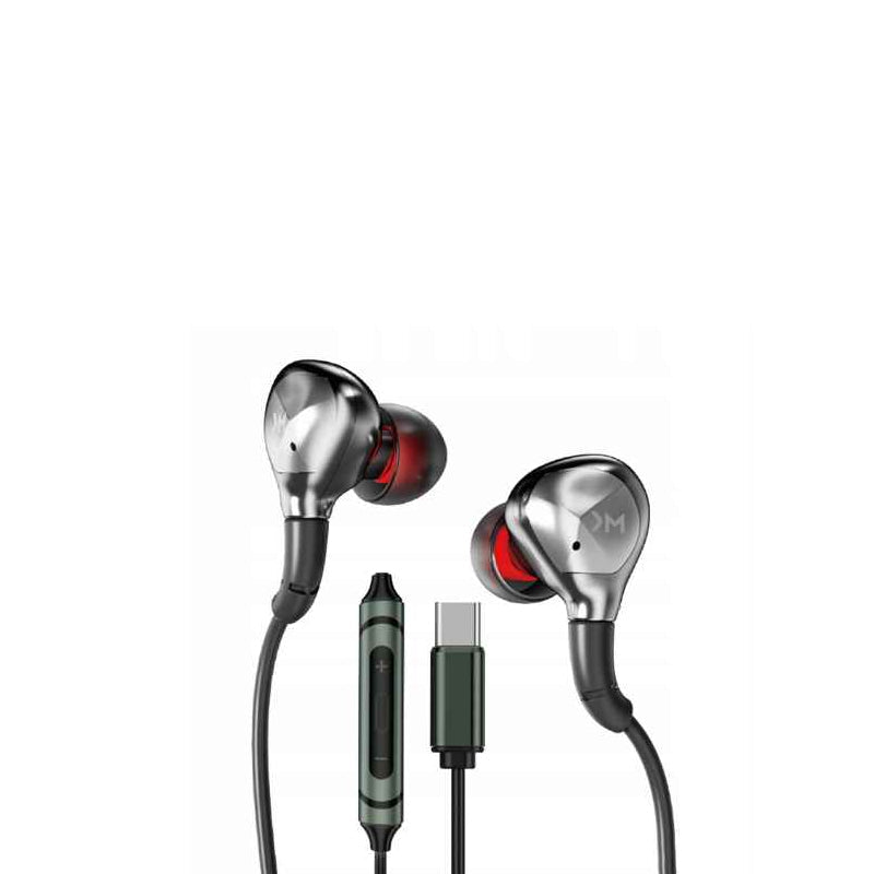 WEKOME YC06 Black Series - HiFi Lightning Wired Headphones - Black