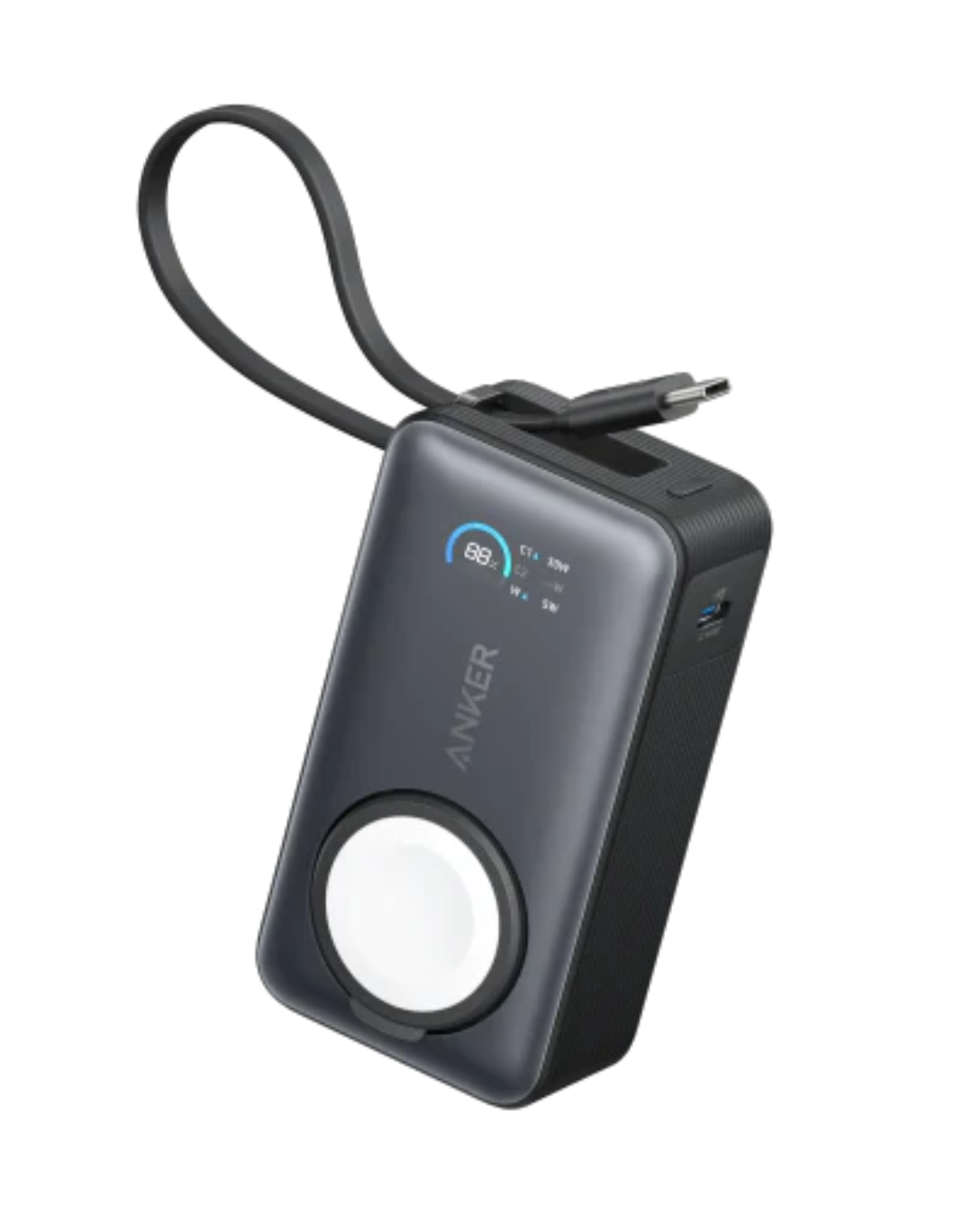 Anker MagGo Power Bank (10K,35W For Apple Watch) - Black A1657H11