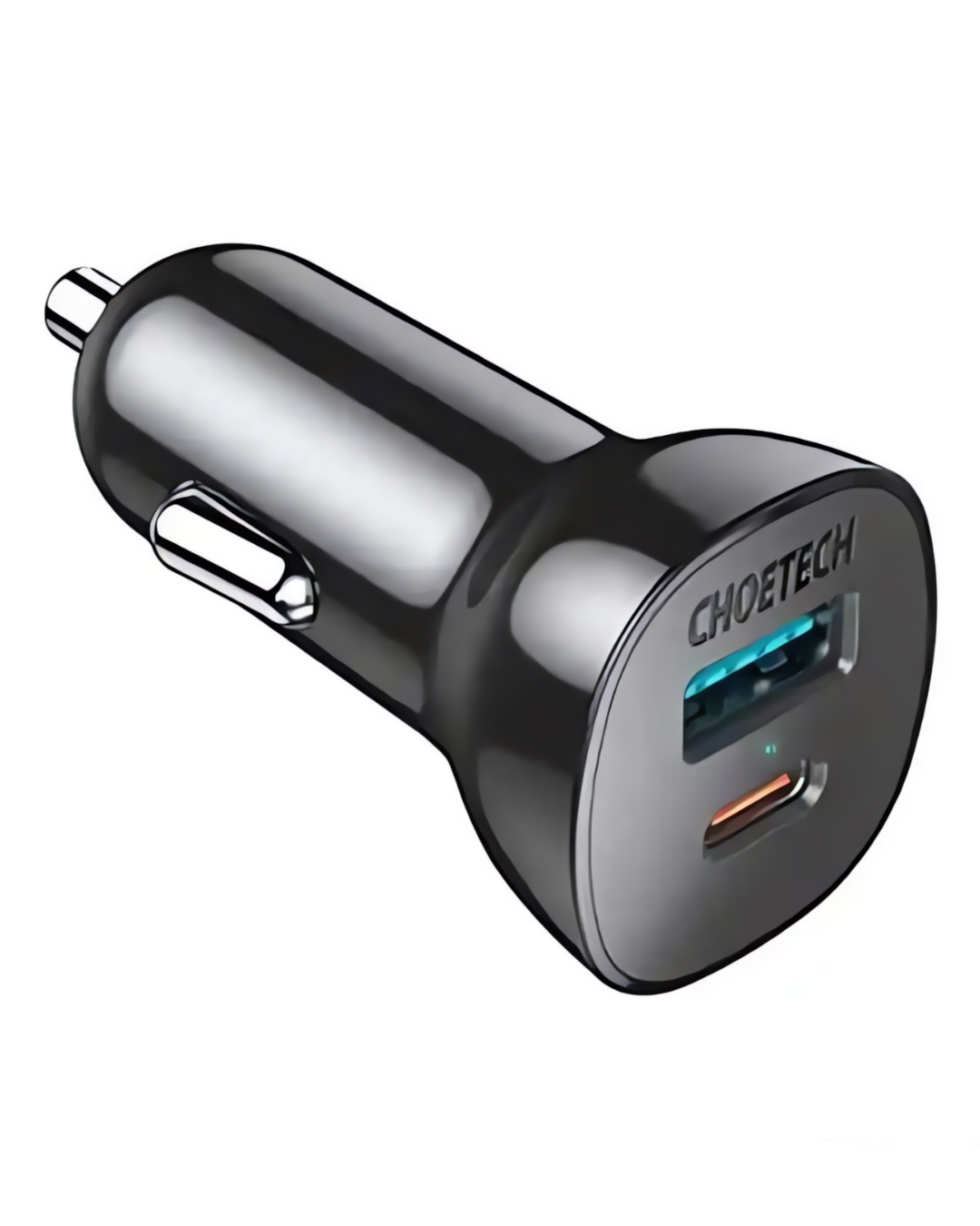 CHOETECH PD 20W Dual-Port Car Charger TC0005 – Black