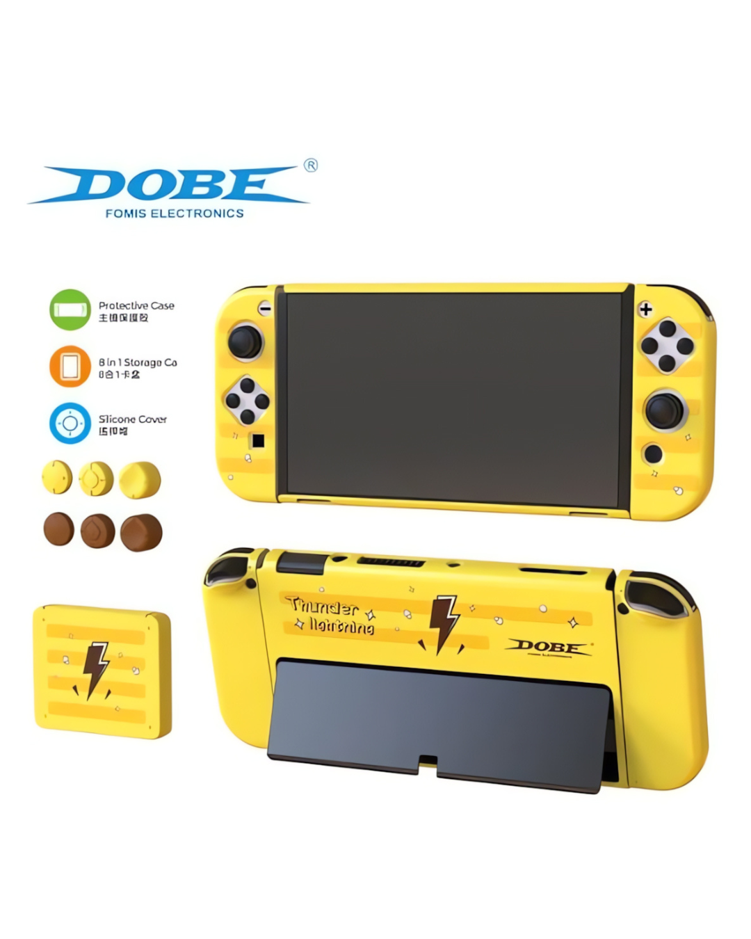DOBE Protection Kit for Switch OLED - Yellow