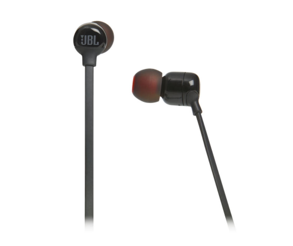 JBL WIRELESS EARPHONE WITH MIC BLACK T110BT
